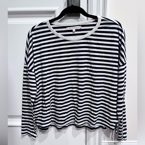 XIRENA stripped long sleeve tshirt - size XS - Picture 1 of 5